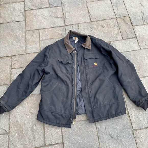 Black Carhaartt jacket slightly worn!! - Picture 1 of 4